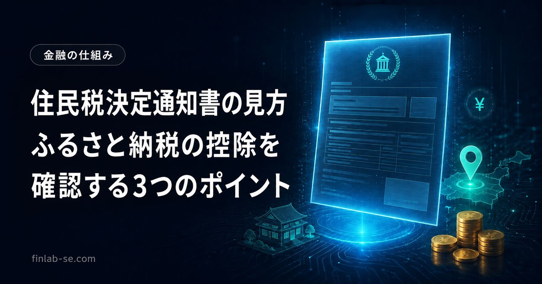 住民税決定通知書の見方