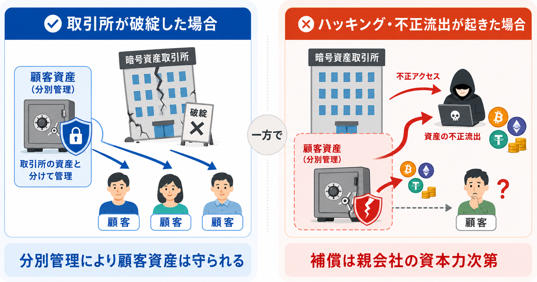 分別管理が機能するケースと機能しないケース
