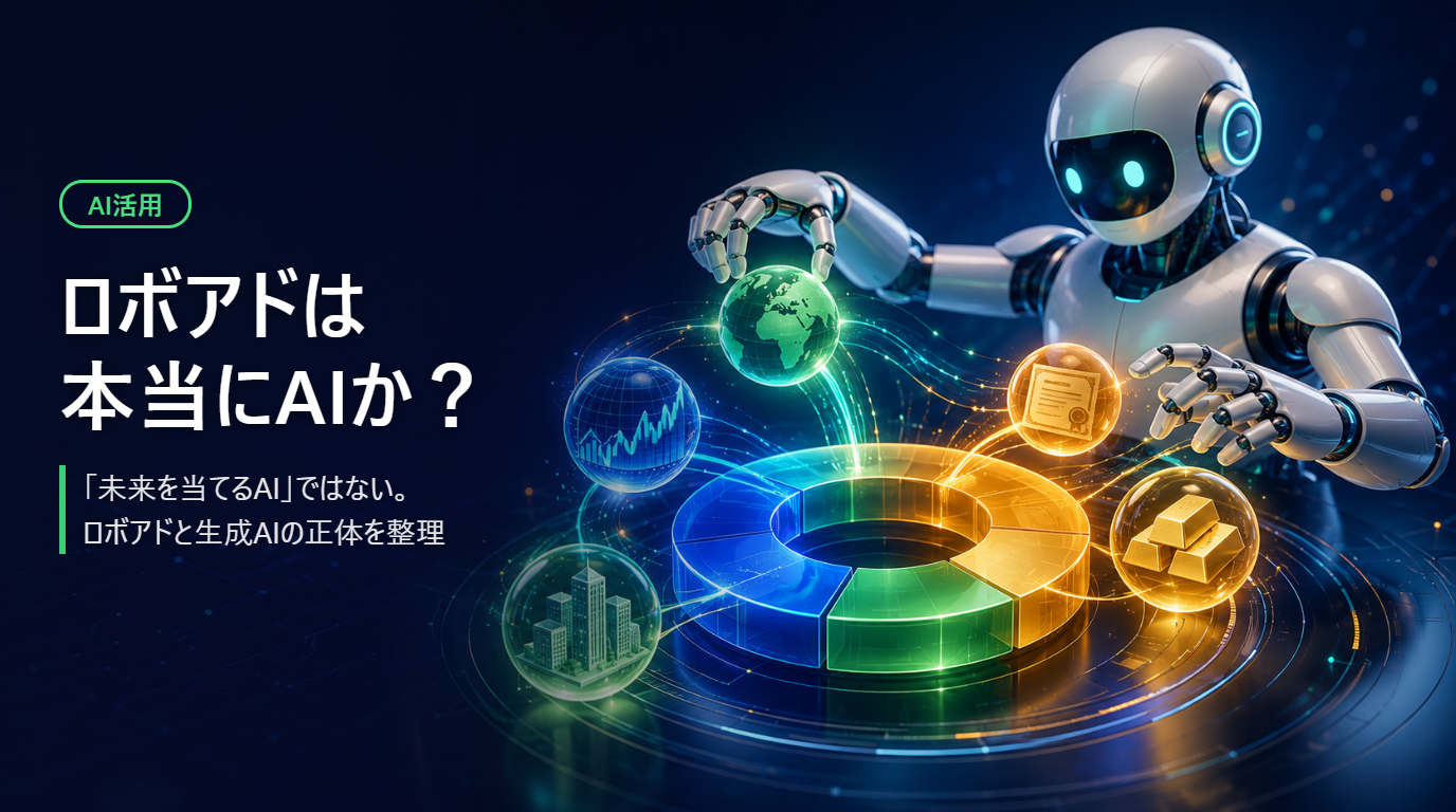 AI資産運用とは？ロボアドは本当にAIなのか｜仕組みをやさしく解説