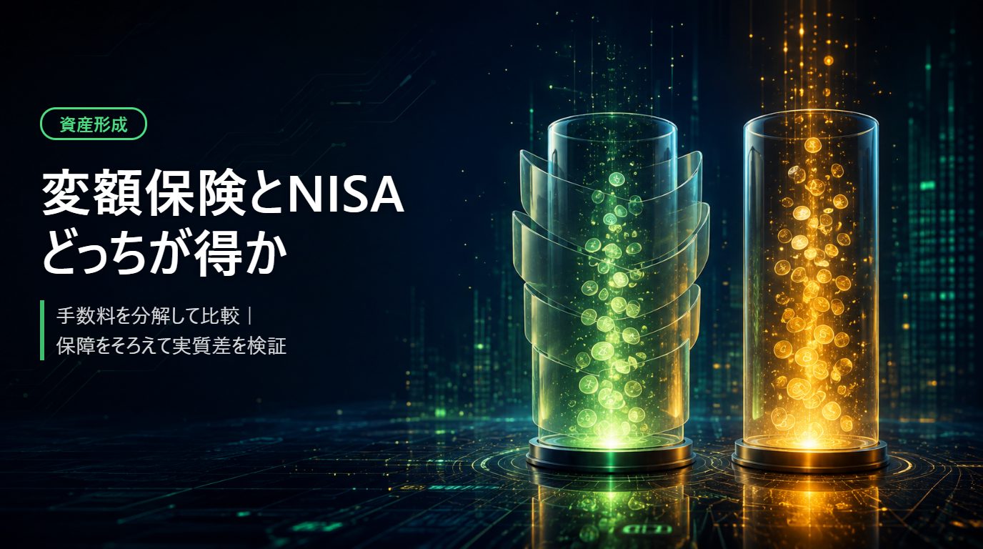 変額保険とNISA どっちがいい？手数料の実質差を比較