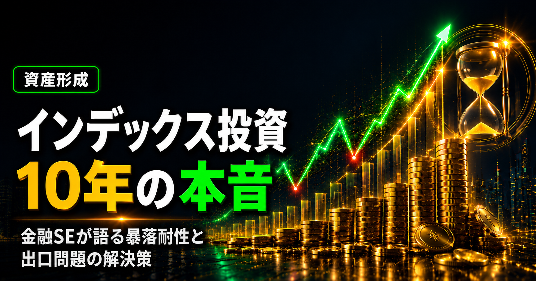 インデックス投資10年の本音——金融SEが語る暴落耐性と出口問題の解決策